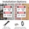 Signmission Hot Surface Sign, 10 in H x 7 in W, Plastic, Do Not Touch Hot Bilingual OS-2PACK-DS-P-710-VS-1177 - alternate 7